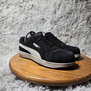 Puma Safety Mens Size 7 Iconic Suede Low Top Composite Toe Work Shoes 640015